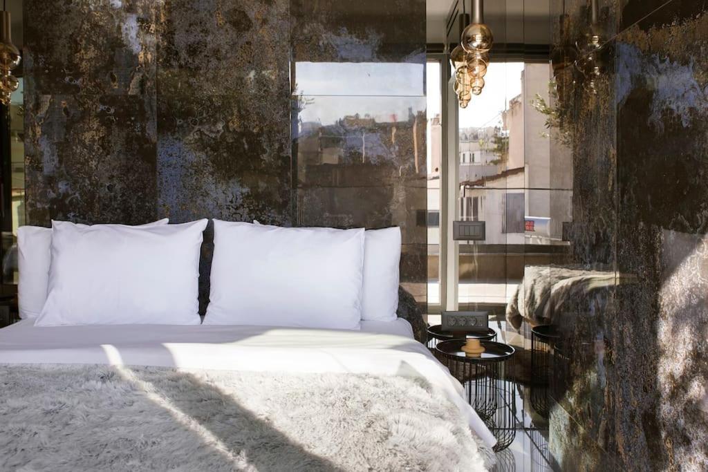 Luxury Acropolis View Apartment-Living Stone Black Pearl Athens Exterior photo