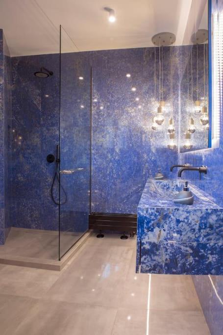 Luxury Acropolis View Apartment-Living Stone Black Pearl Athens Exterior photo