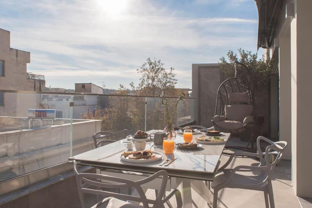 Luxury Acropolis View Apartment-Living Stone Black Pearl Athens Exterior photo
