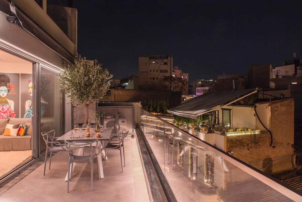 Luxury Acropolis View Apartment-Living Stone Black Pearl Athens Exterior photo